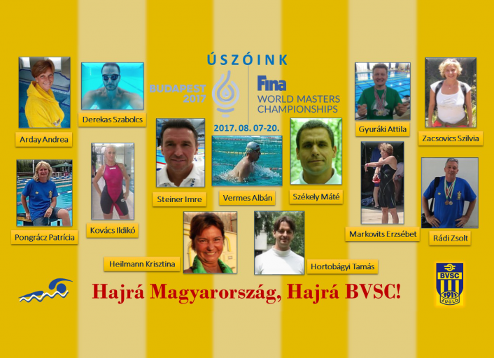 FINA Masters VB - Úszóink