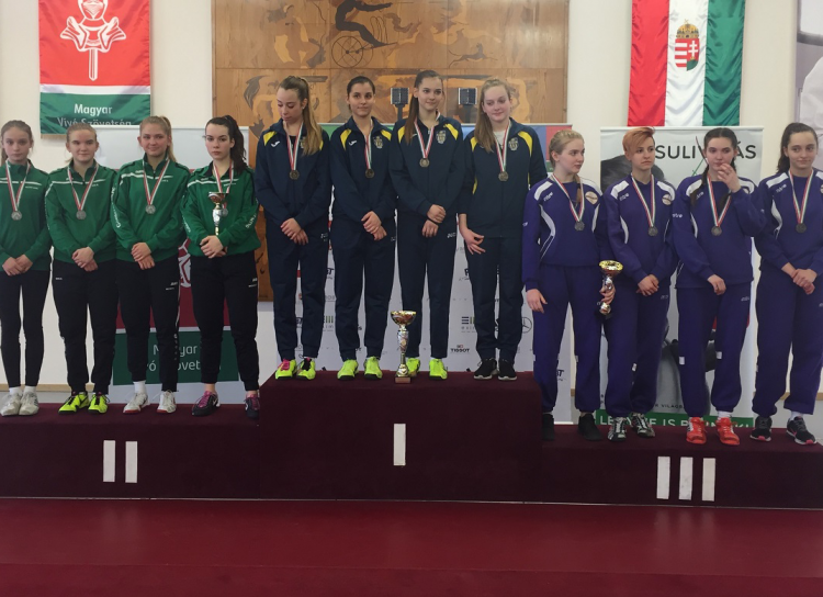 Arany és két bronz a kadet OB-n
