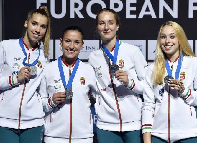 Szenzációs ezüstérem a vívó Eb-n