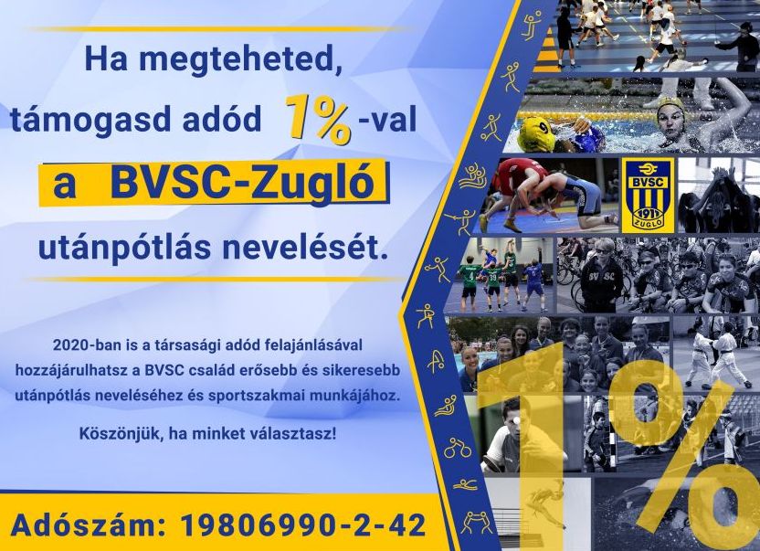 Támogasd adód 1%-ával a BVSC-t!