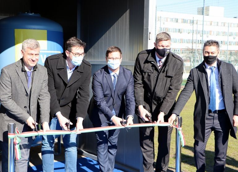 Újabb környezetbarát fejlesztés átadóját ünnepeltük