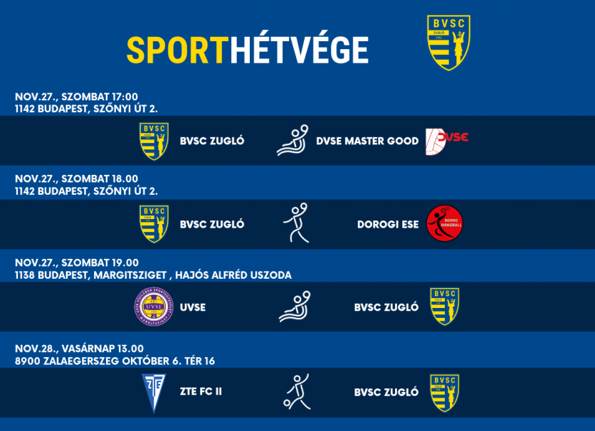 Könnyebb hazai, nehezebb idegenbeli meccsek várnak csapatainkra