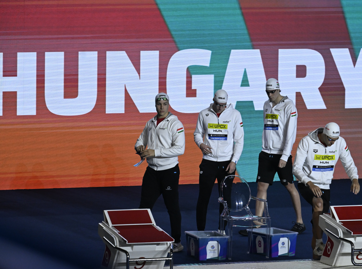 Ötödik lett a férfi 4x100-as gyorsváltó a vb-n