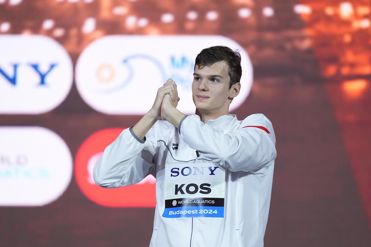 Kós Hubert világbajnoki ezüstérmes rövid pályán
