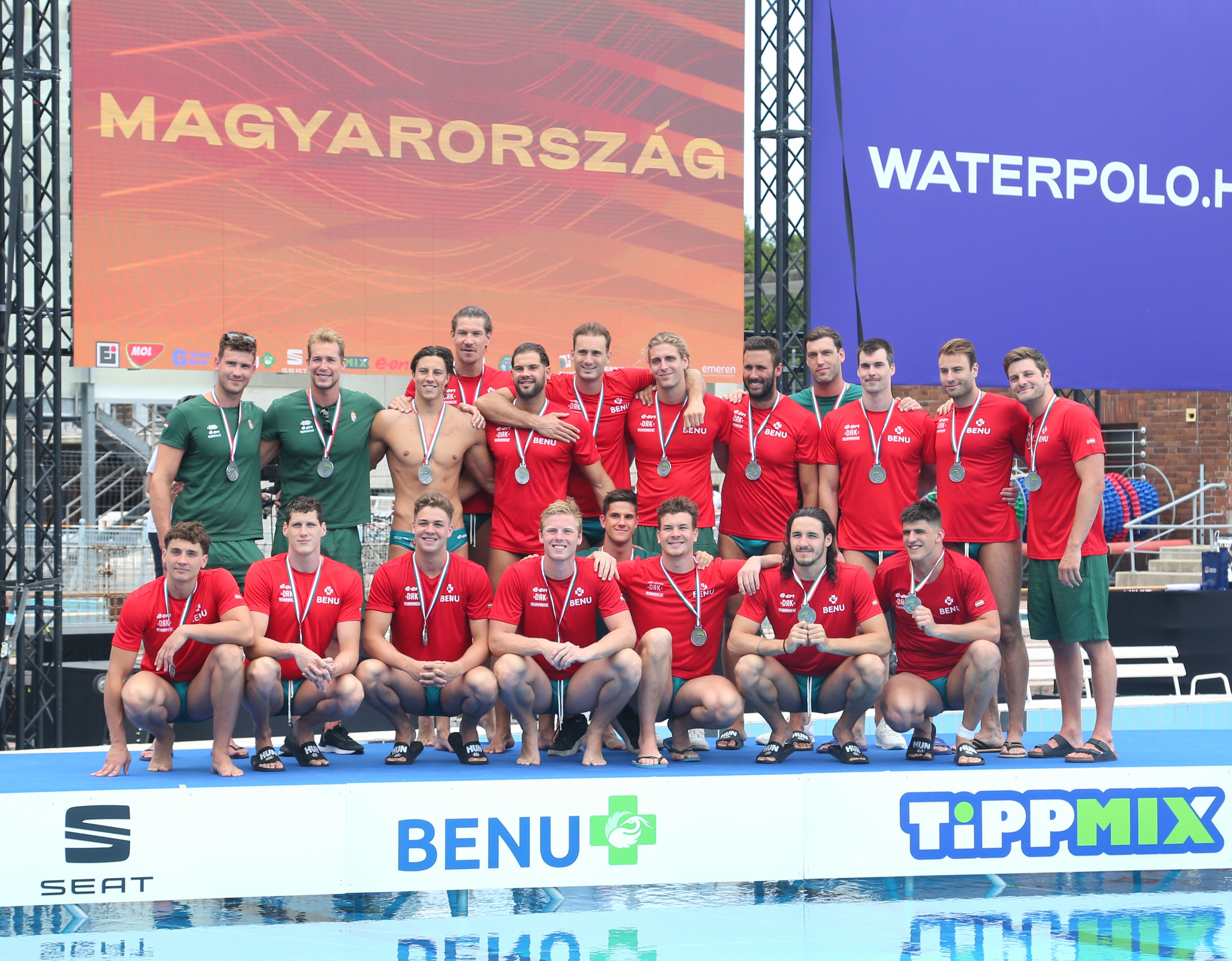 Ezüstéremmel hangolt a férfi vízilabda-válogatott a szingapúri vb-re - VIDEÓ