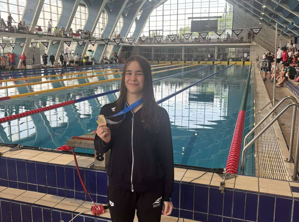 Szabó Kincső Hanna hat érmet szerzett a V4 Olimpiai Reménységek Versenyén