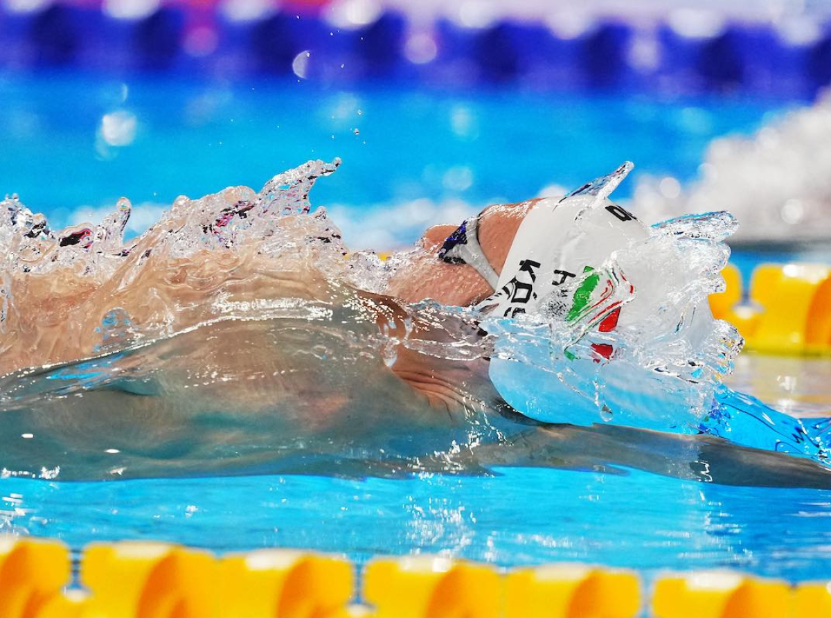 Országos csúccsal vb-4. lett Kós Hubert 100 háton