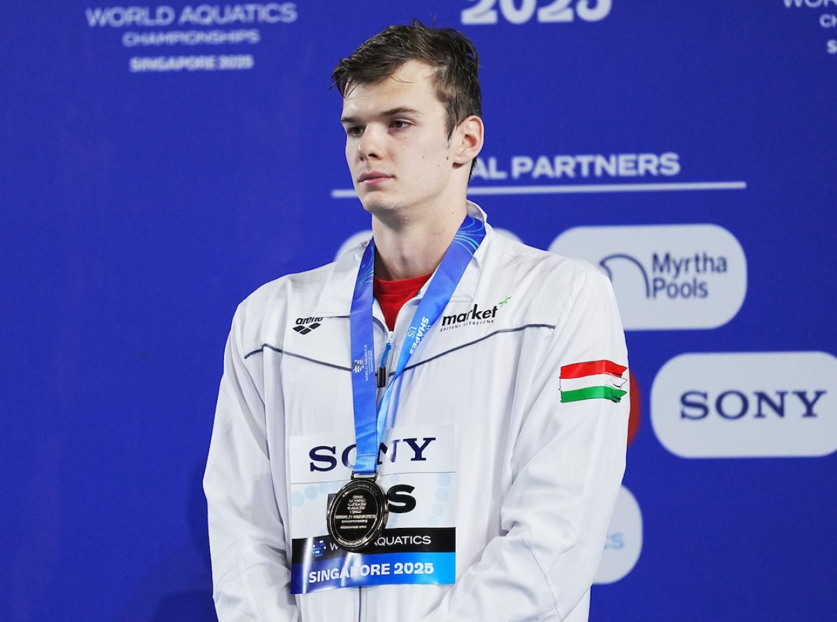 Világbajnoki bronzérem Kós Huberttől