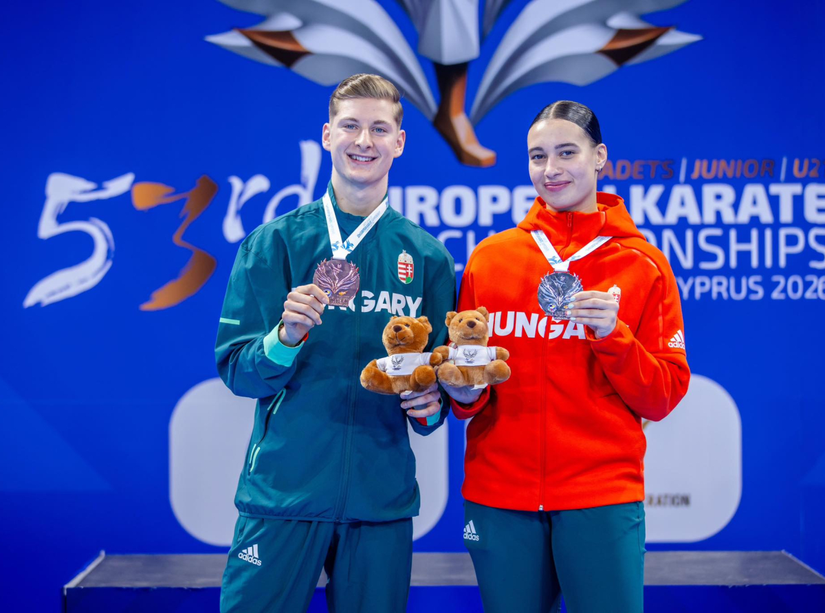 Két érem és fantasztikus teljesítmények sportolóinktól a korosztályos karate Európa-bajnokságon